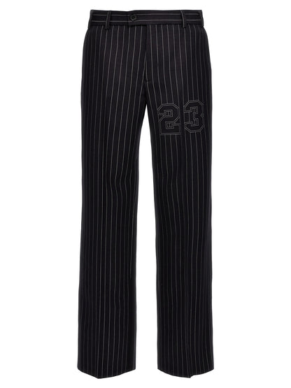 Off White 23 Pinstripes Trousers