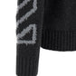Off White Diag Arrow Fuzzy Sweater With Intarsia