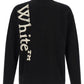 Off White Vertical Bookish Sweater
