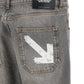 Off White Half Arrow Diag Slim Jeans