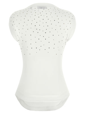 Off White Top Swarowski