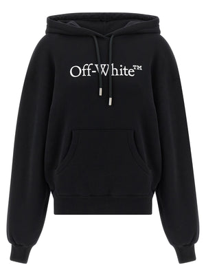 Off White Off-white Big Logo Bookkish Hoodie