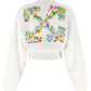 Off White Arrow Glowing Flower Sweatshirt