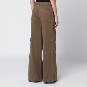 Off White Off-White™ Brown cotton cargo trousers