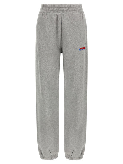 Off White Logo Embroidery Joggers