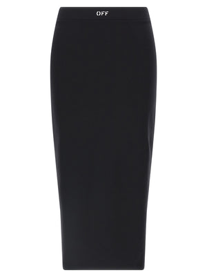 Off White Logo Skirt