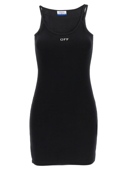 Off White Off Stamp Dress