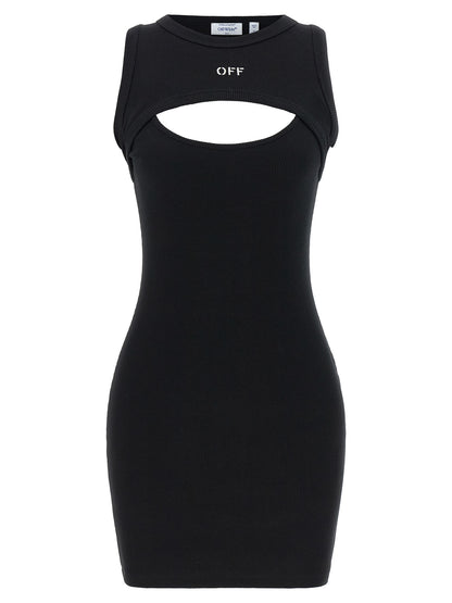 Off White Off Stamp Dress