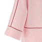 Off White Jacquard Satin New Roxy Pajama Shirt