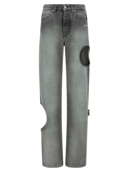Off White Off-white Spray New Meteor Jeans