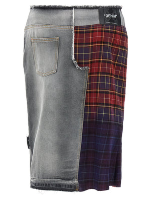 Off White Off-white Patchwork Skirt