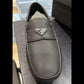 Prada Men's Saffiano Leather Driver Black