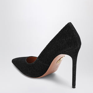 Aquazzura Aquazzura Purist Pump 105 black with rhinestones
