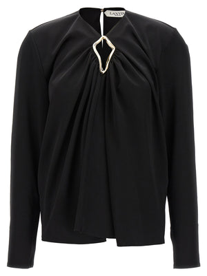 Lanvin Metallic Detail Blouse