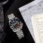 Seiko 5 Sports Gmt Auto Mens Silver Watchssk019k1