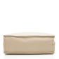 Beige rectangular pouch on a white background