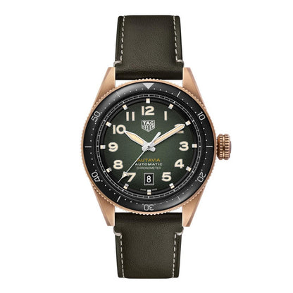Tag Heuer Autavia Bronze Automatic Chronometer Mens Watch