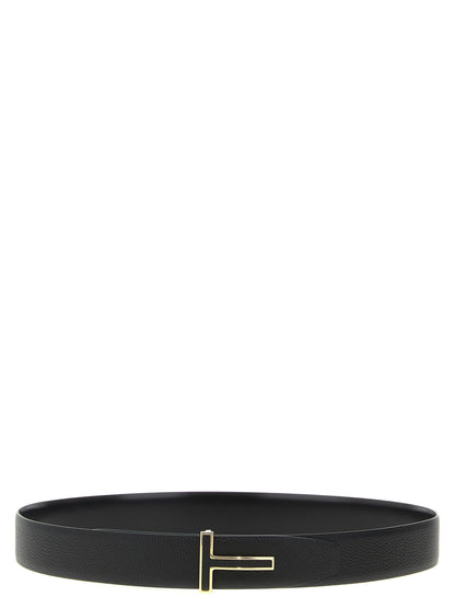 Tom Ford Logo Buckle Reversible Belt