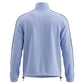 Light blue jacket with black stripes on a white background
