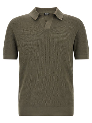 Zegna Premium Cotton Polo Shirt