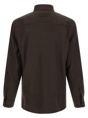 Zegna Oasi Lino Overshirt