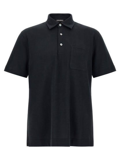 Zegna Polo Shirt With Pocket