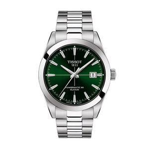 Tissot Gentlemen Silicium Powermatic 80 Green Dial Watch T127.407.11.091.01