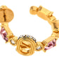 Valentino Garavani Ovalette Earrings With Rhinestones