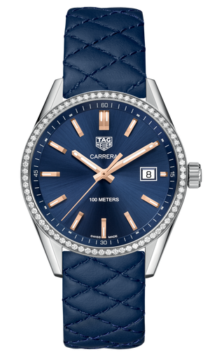 Tag Heuer Carrera Quartz 39mm Watch For Women War1114 Fc6391