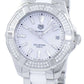 Tag Heuer Aquaracer Diamonds White Dial Two Tone Steel Strap Watch For Women Way131f Ba0914