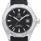 Tag Heuer Aquaracer Automatic Caliber 5 Black Dial Black Rubber Strap Watch For Men Way2110 Ft8021