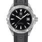 Tag Heuer Aquaracer Caliber 5 Automatic Black Dial Black Rubber Strap Watch For Men Way2113 Ft8021
