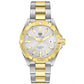 Tag Heuer Aquaracer Silver Dial Two Tone Steel Strap Watch For Women Wbd1120 Bb0930