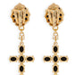 Dolce & Gabbana Cross Pendant Earrings