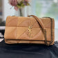 YSL Jamie Medium Lambskin Suede Beige Handbag