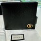 Gucci GG Marmont Id Black Leather Wallet