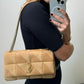 YSL Jamie Medium Lambskin Suede Beige Handbag