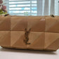 YSL Jamie Medium Lambskin Suede Beige Handbag