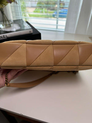 YSL Jamie Medium Lambskin Suede Beige Handbag