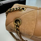 YSL Jamie Medium Lambskin Suede Beige Handbag