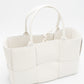 Bottega Veneta Medium Arco Tote Off-White