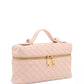 Bottega Veneta Bang Bang Intrecciato Leather Vanity Case Cameo