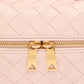 Bottega Veneta Bang Bang Intrecciato Leather Vanity Case Cameo