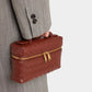 Bottega Veneta Bang Bang Intrecciato Leather Vanity Case Sapele