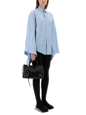 BLOUSE WITH KNOTTED CUFFS