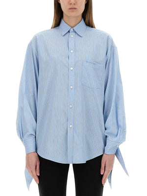 BLOUSE WITH KNOTTED CUFFS