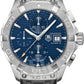 Tag Heuer Aquaracer Chronograph Blue Dial Black Rubber Strap Watch For Men Cay2112 Ft6041