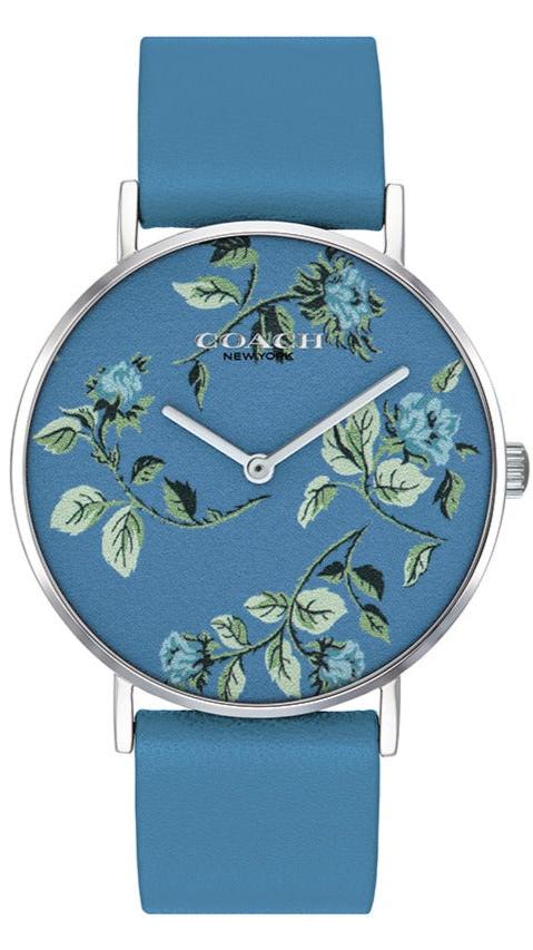 Coach Perry Floral Blue Dial 14503294