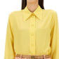 CREPE DE CHINE AND SILK SHIRT