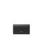 Black Versace wallet on a light gray background